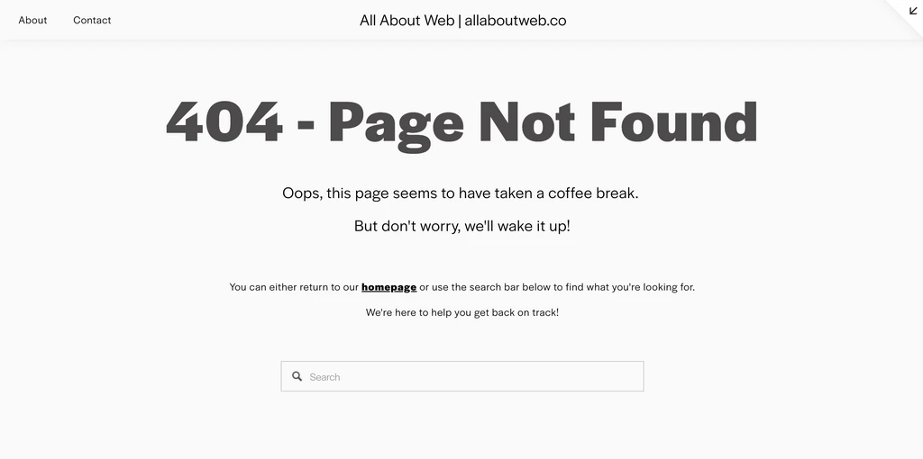 Custom 404 page in Squarespace